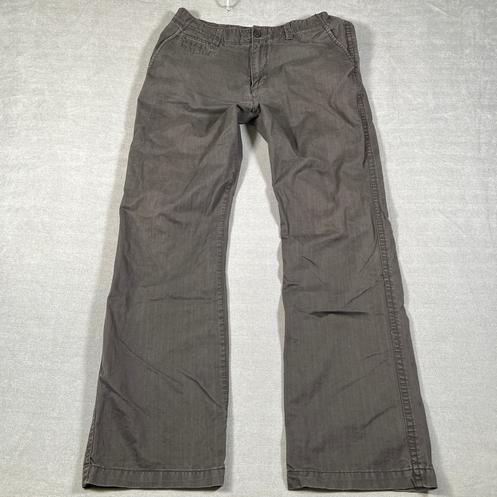 Old Navy Surplus Co Straight Mid Rise Chino Pants Mens 34x34 Brown Cotton